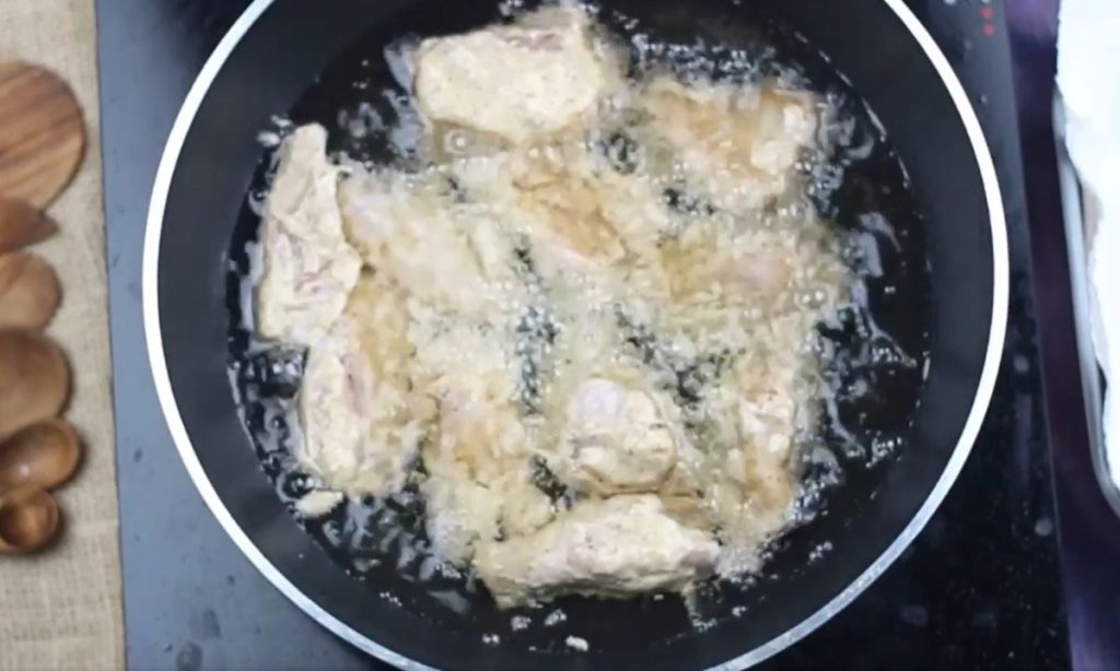 Préparation de poulet croustillant au miel chinois